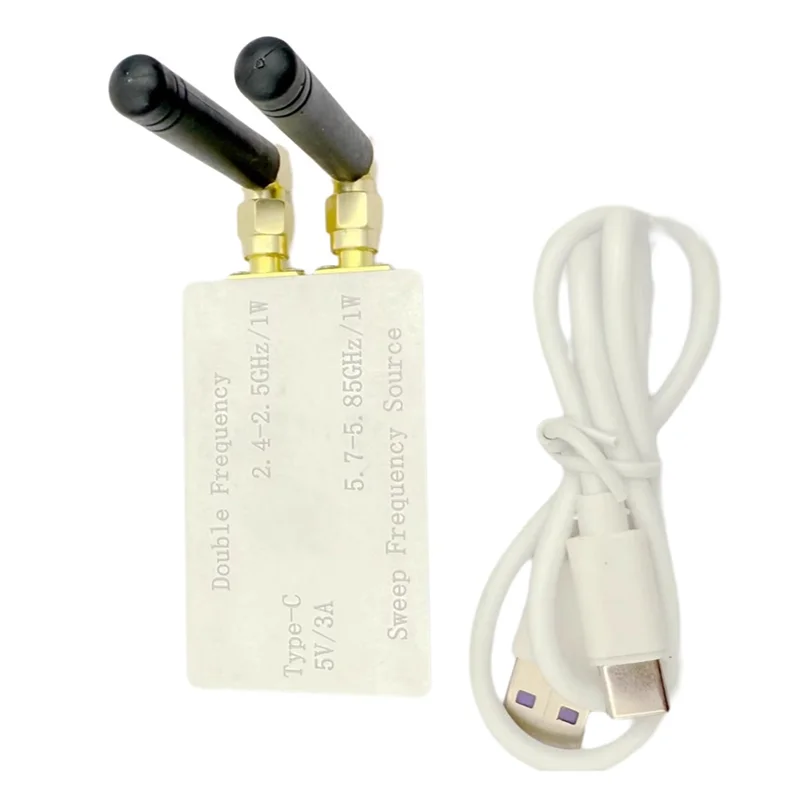 -A25M RF Generatordual Frequency Signal Source 2.4Ghz 5.8Ghz Dual Antenna 1W Dual Frequency Signal Source
-A25M RF Generatordual Frequency Signal Source 2.4Ghz 5.8Ghz Dual Antenna 1W Dual Frequency Signal Source