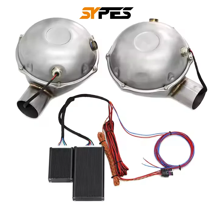 SYPES Car Exhaust Universal 304 Stainless Steel Electronic Active Exhaust Maxhaust Sound Booster Smartphone-Controlled Mufflers
SYPES Car Exhaust Universal 304 Stainless Steel Electronic Active Exhaust Maxhaust Sound Booster Smartphone-Controlled Mufflers
