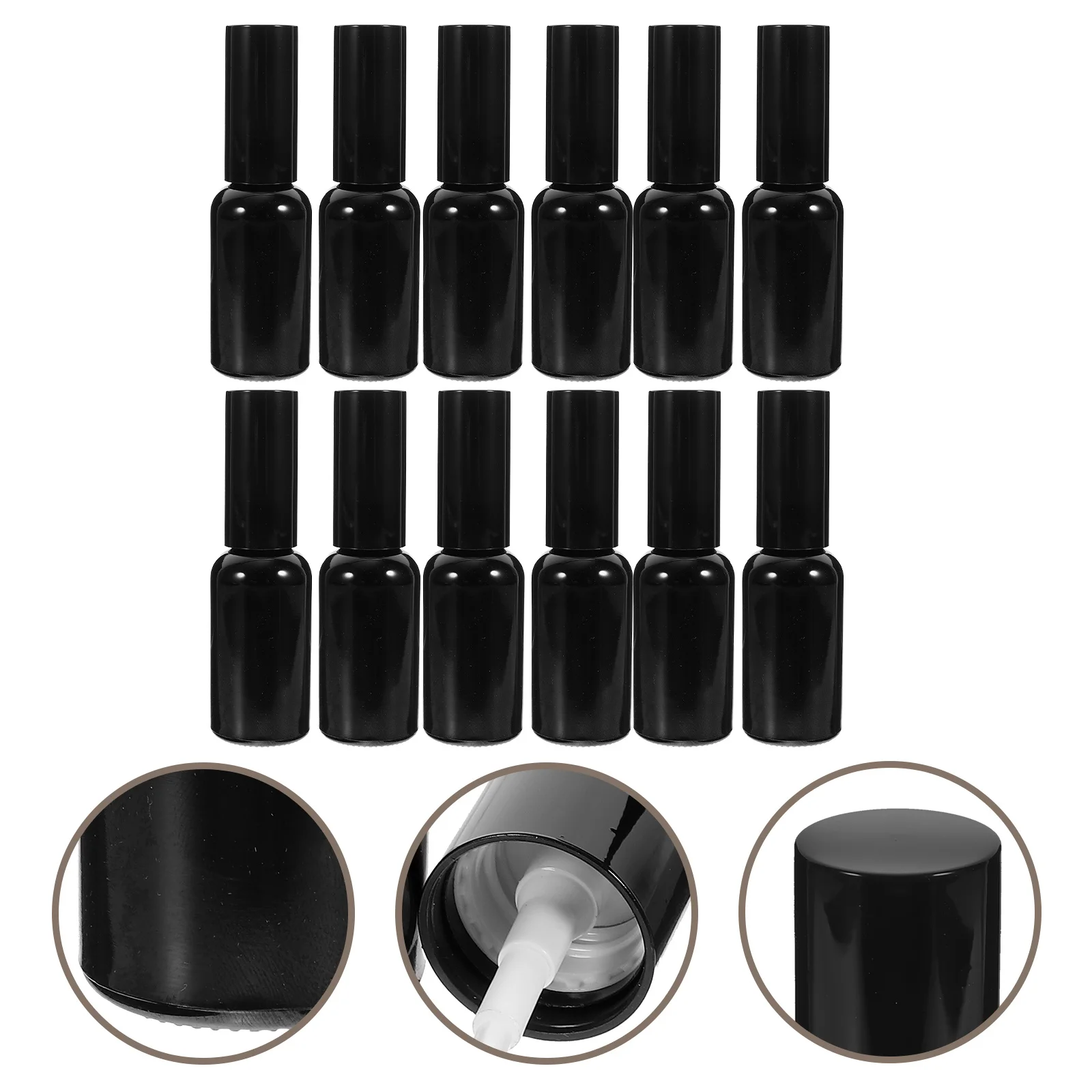 12Pcs Matte Black Essential Oil Bottles Premium Glass Spray Bottles for Travel Sub-Packaging Refillable Perfume Sample
12Pcs Matte Black Essential Oil Bottles Premium Glass Spray Bottles for Travel Sub-Packaging Refillable Perfume Sample