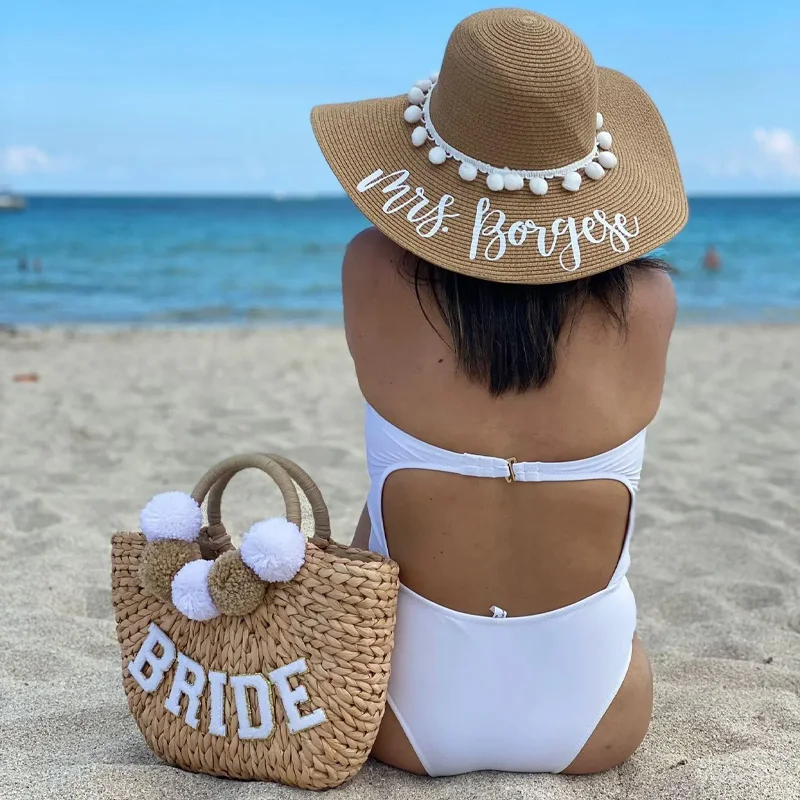Personalized Mrs Straw Hat Custom Name Floppy Beach Hat Wedding Bachelorette Party Decoration Bridal Shower Honeymoon Trip Gifts
Personalized Mrs Straw Hat Custom Name Floppy Beach Hat Wedding Bachelorette Party Decoration Bridal Shower Honeymoon Trip Gifts