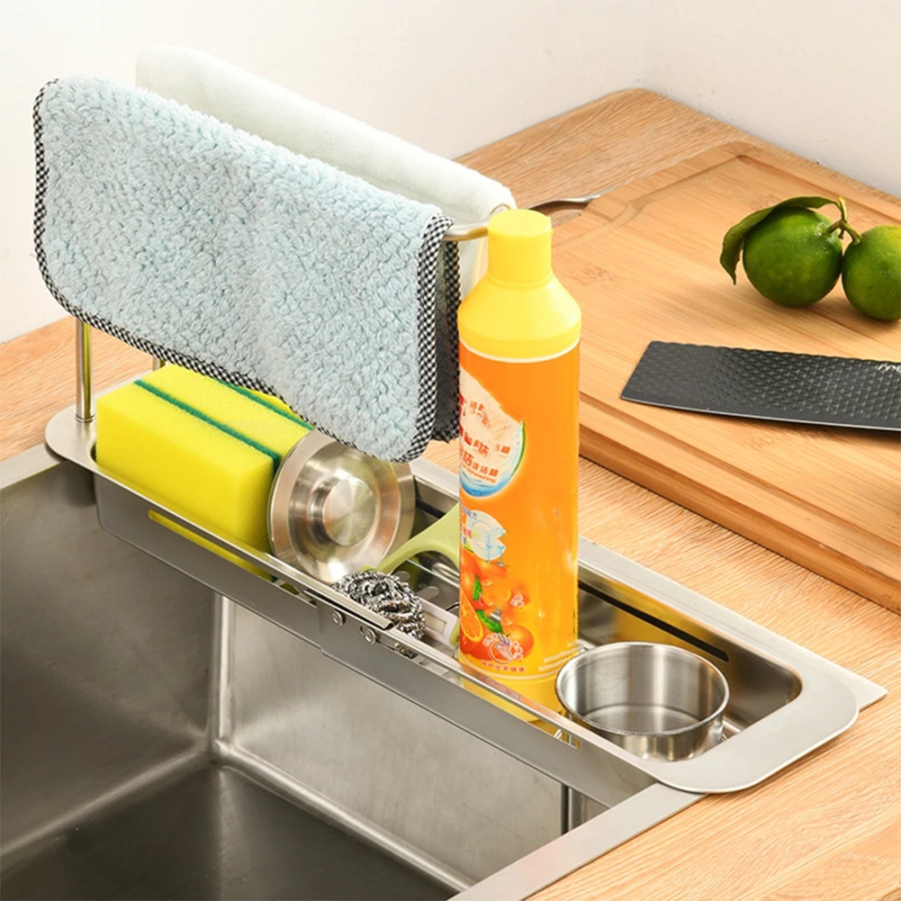Practical Sink Organizer Storage Shelf Kitchen Lightweight Rack Soap Study Telescopic Bathroom Compact Drainer
Practical Sink Organizer Storage Shelf Kitchen Lightweight Rack Soap Study Telescopic Bathroom Compact Drainer
