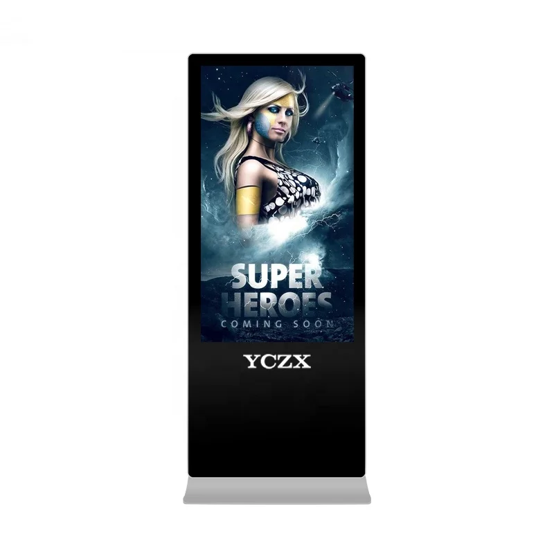 50Inch Led Android Advertising Display Indoor Advertising Screen Digital Signage Kiosk Display