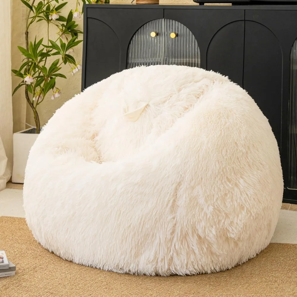 Soft Beige Faux Fur Bean Bag Cover Plush Chair for Bedroom Kids Adults Stuffed Animal Storage Anti Slip
Soft Beige Faux Fur Bean Bag Cover Plush Chair for Bedroom Kids Adults Stuffed Animal Storage Anti Slip