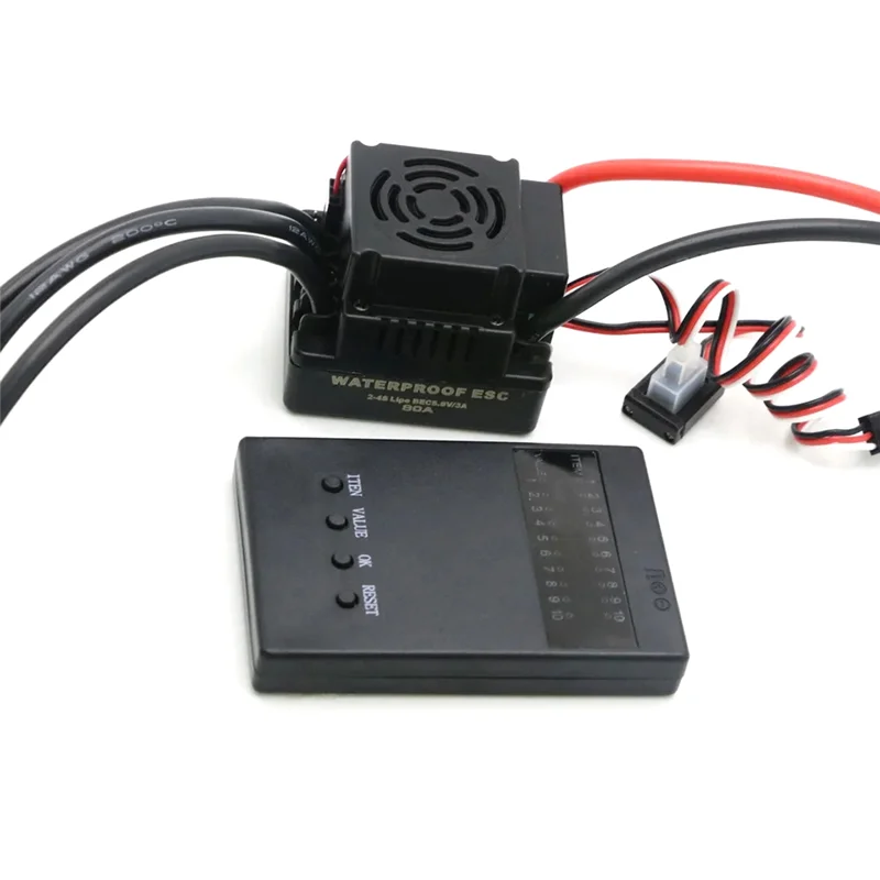 ABXE-Rc 80A Brushless ESC Electric Speed Controller With 5.8V / 3A SBEC 2-4S Programe Card For 1/8 1:8 RC Car
ABXE-Rc 80A Brushless ESC Electric Speed Controller With 5.8V / 3A SBEC 2-4S Programe Card For 1/8 1:8 RC Car