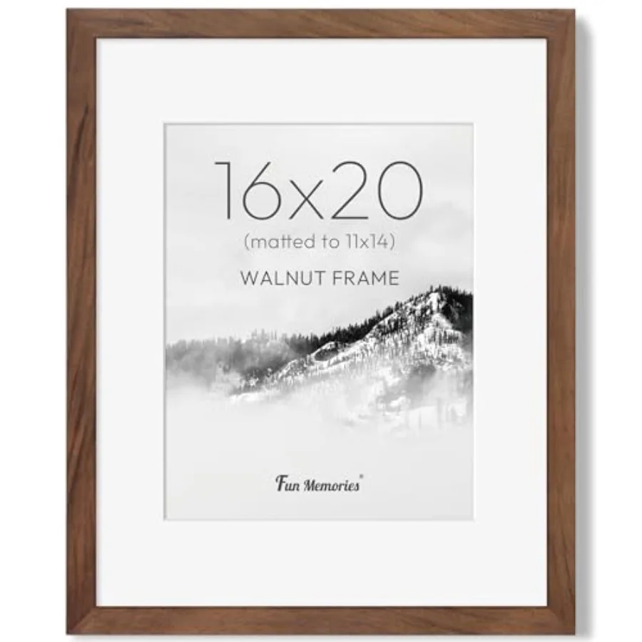 Picture Frame, Photo Frames with HD Tempered Glass, 16 x 20 Wood Poster Frames for Wall, Wooden Frame Matted to, Horizontal or
Picture Frame, Photo Frames with HD Tempered Glass, 16 x 20 Wood Poster Frames for Wall, Wooden Frame Matted to, Horizontal or