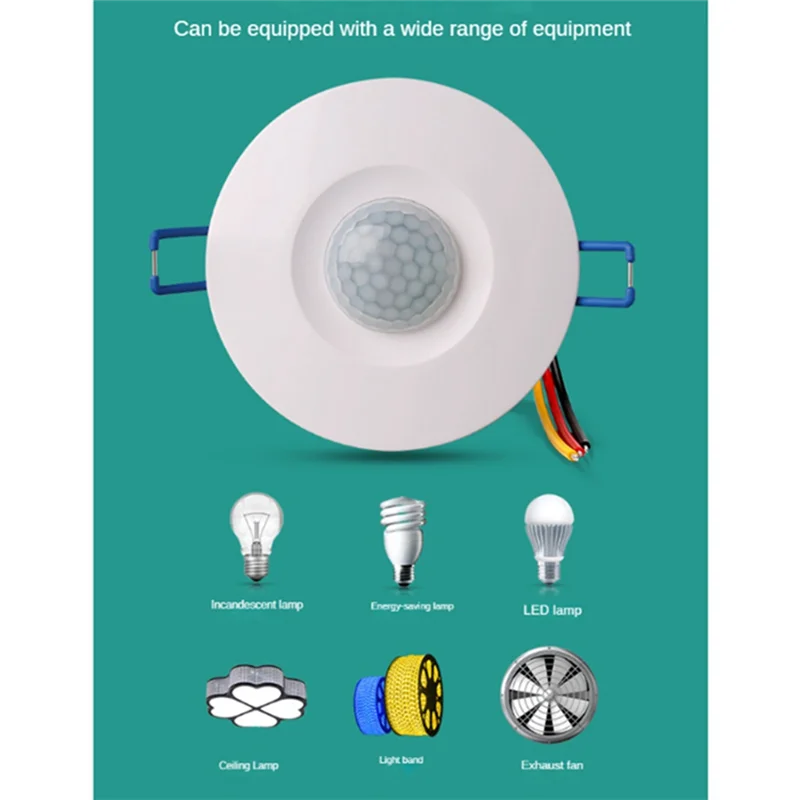 Premium Embedded Human Body Sensor Switch 220V Three-Wire Household LED Lights Fan Multifunction Delayed
Premium Embedded Human Body Sensor Switch 220V Three-Wire Household LED Lights Fan Multifunction Delayed