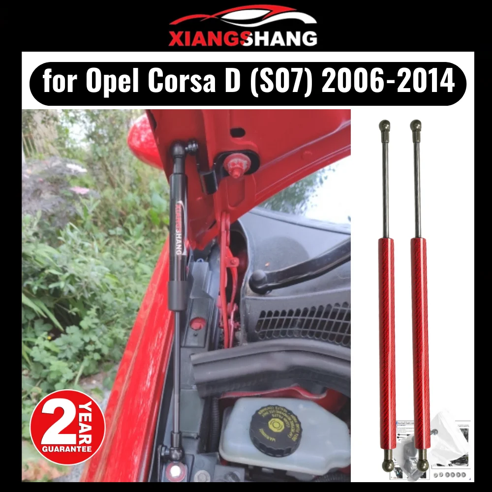 For Opel Corsa D 2006-2014 Front Bonnet Hood Modify Gas Struts Carbon Fiber Lift Support Shock Damper Accessories Absorber
For Opel Corsa D 2006-2014 Front Bonnet Hood Modify Gas Struts Carbon Fiber Lift Support Shock Damper Accessories Absorber