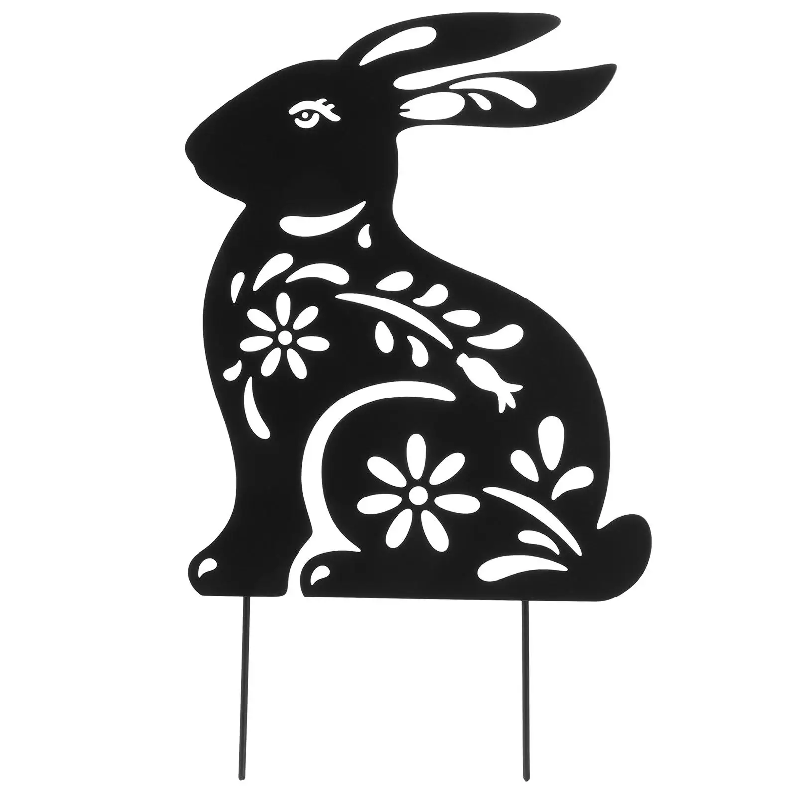 Metal Rabbit Stake Garden Decoration Iron Artwork Yard Bunny Sign Easy Install Outdoor naments Easter Charm L scaping Decorative
Metal Rabbit Stake Garden Decoration Iron Artwork Yard Bunny Sign Easy Install Outdoor naments Easter Charm L scaping Decorative