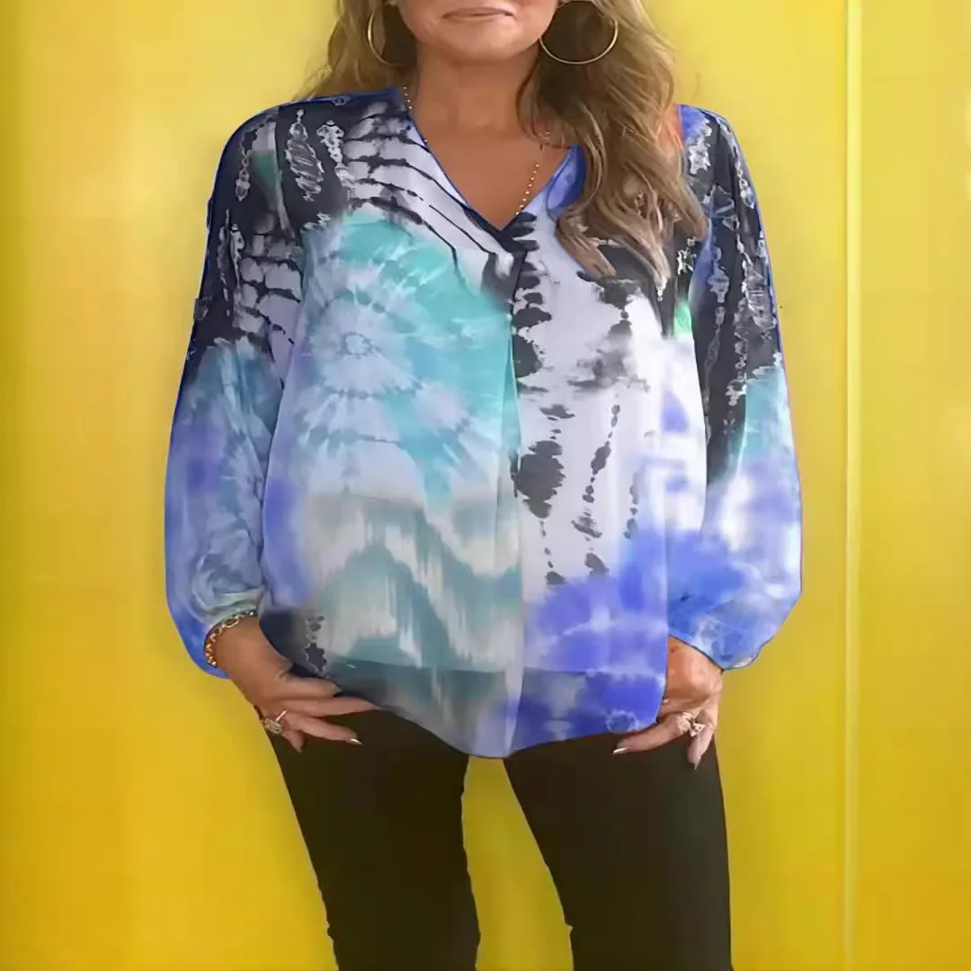 2025 Повседневная женская рубашка с принтом тай-дай, разноцветная, больших размеров, с v-образным вырезом и длинным рукавом, женские блузки, трендовые рубашки и блузки
2025 Повседневная женская рубашка с принтом тай-дай, разноцветная, больших размеров, с v-образным вырезом и длинным рукавом, женские блузки, трендовые рубашки и блузки