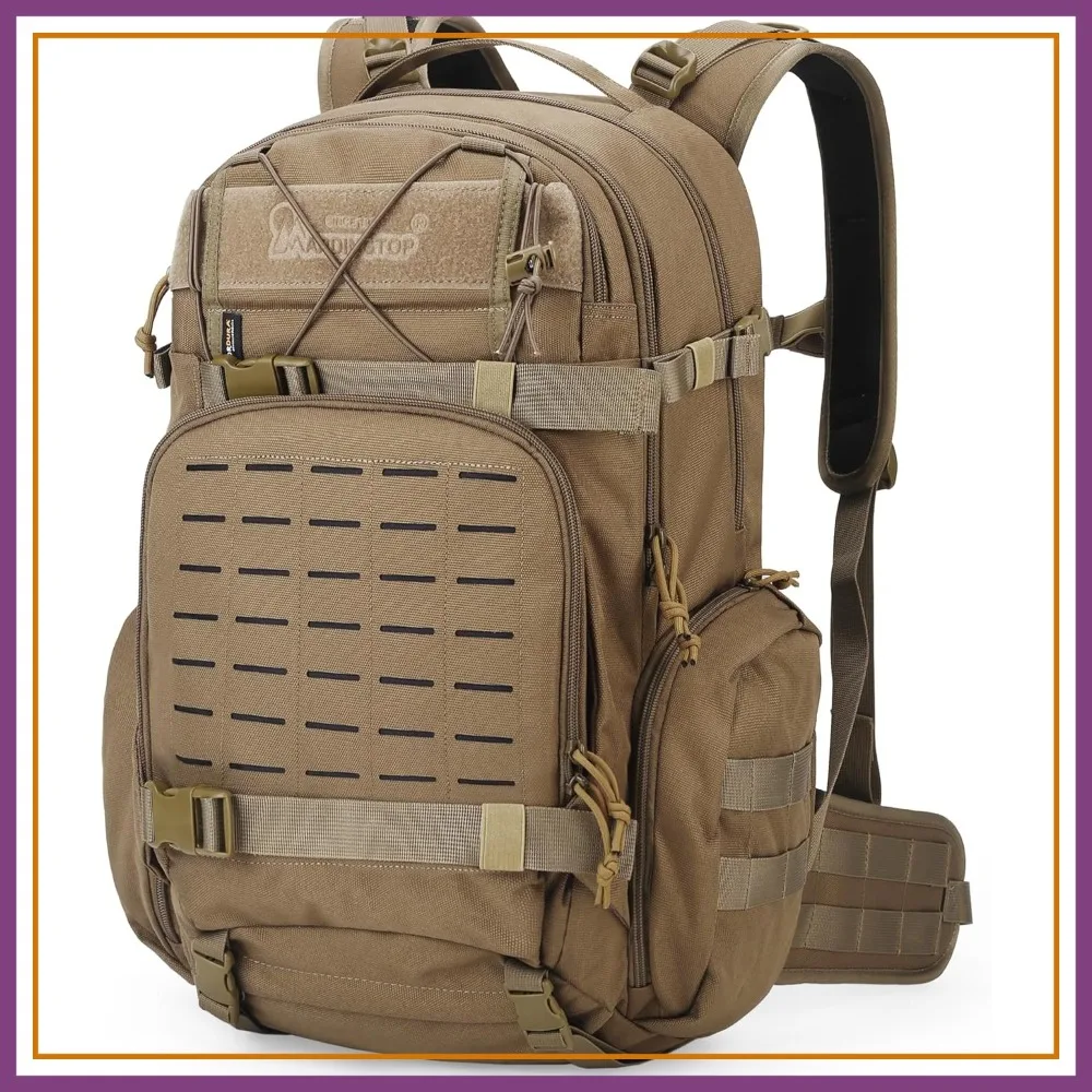 35L Molle Tactical Military Backpack for Hiking, Camping, Survival - Cordura
35L Molle Tactical Military Backpack for Hiking, Camping, Survival - Cordura