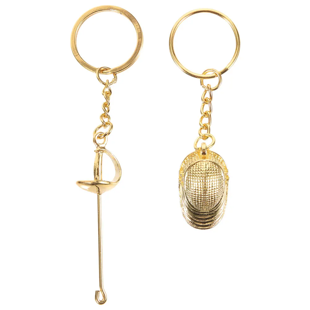2pcs Fencing Keychain Metal Bag Pendant Wear-resistant Lightweight Portable Gifts Fencing Lovers Collectibles
2pcs Fencing Keychain Metal Bag Pendant Wear-resistant Lightweight Portable Gifts Fencing Lovers Collectibles