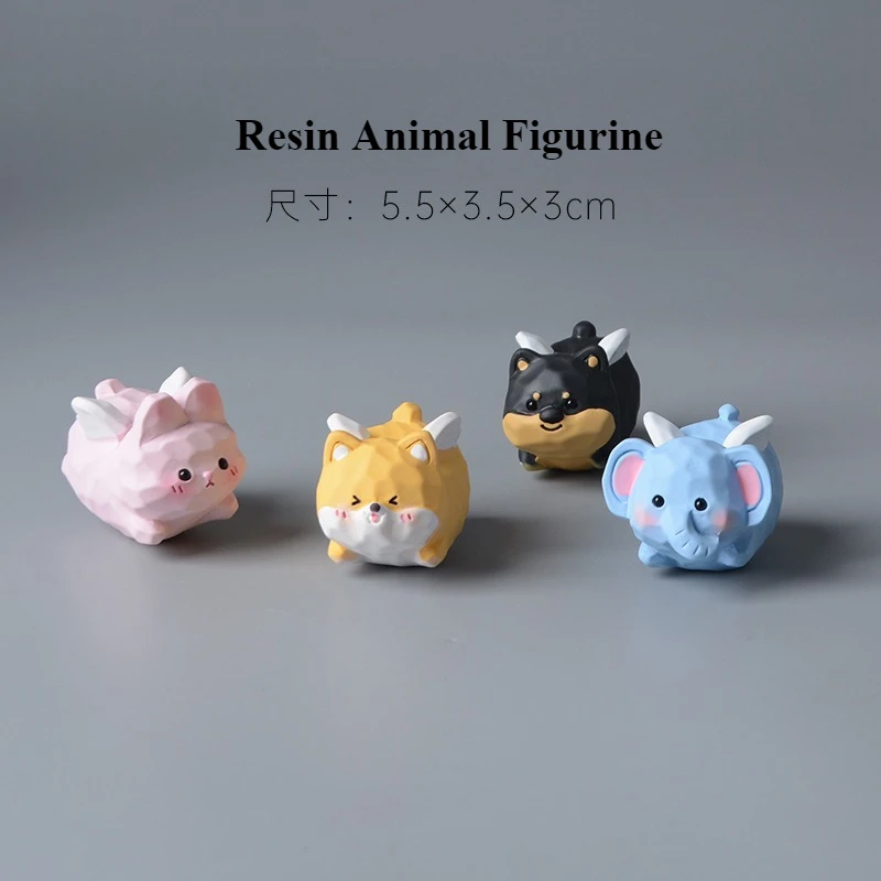 Resin Animal Figurine Cute Elephant Dog Figure book nook Decoration Car Interior Center Console Ornament For Home Decor for room
Resin Animal Figurine Cute Elephant Dog Figure book nook Decoration Car Interior Center Console Ornament For Home Decor for room