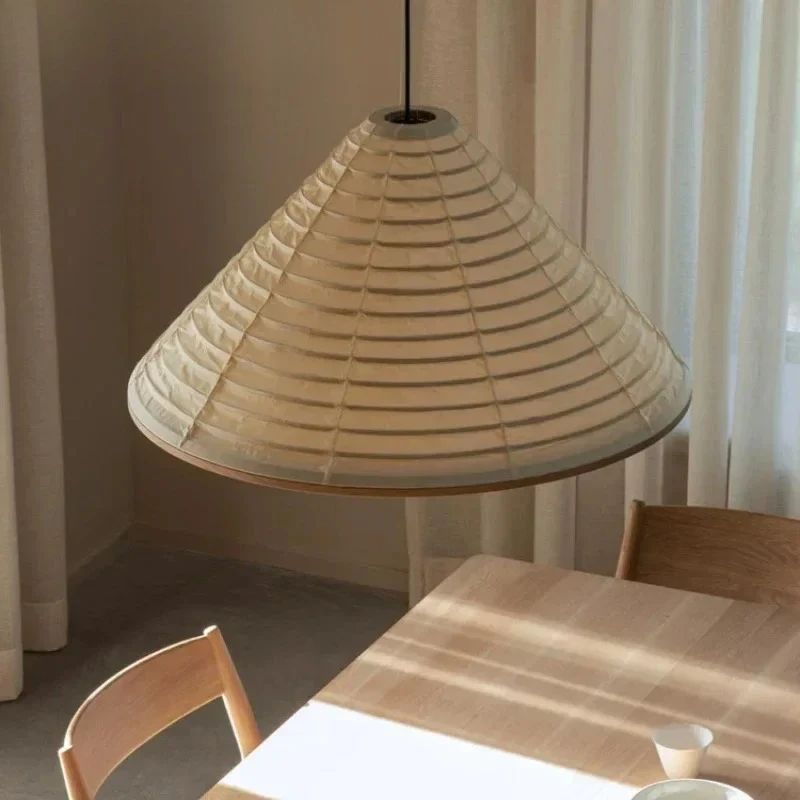 Japanese Wabi-sabi Style Paper Pendant Lights for Dining Zen Room Resturant Homestay Teahouse Triangular Cone Shape Hanglamps
Japanese Wabi-sabi Style Paper Pendant Lights for Dining Zen Room Resturant Homestay Teahouse Triangular Cone Shape Hanglamps