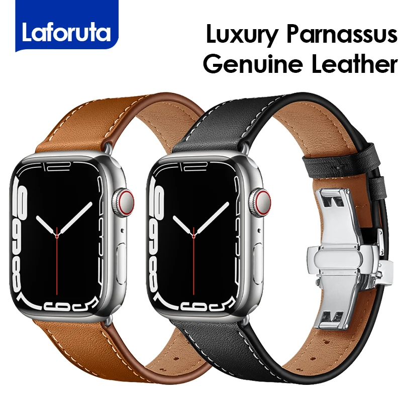 Ремешок кожаный для Apple watch band, роскошный браслет для iWatch series 9 8 7 SE, 45 мм 41 мм 44 мм 40 мм 42 мм ultra 2 49 мм
Ремешок кожаный для Apple watch band, роскошный браслет для iWatch series 9 8 7 SE, 45 мм 41 мм 44 мм 40 мм 42 мм ultra 2 49 мм