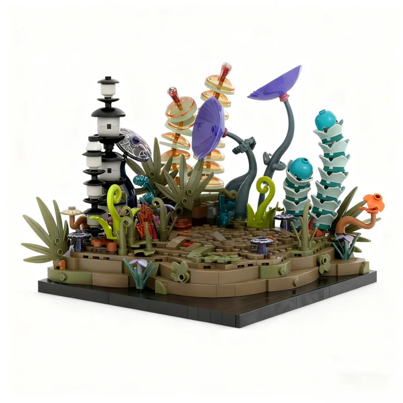 642PCS MOC Space Battle Jungles Felucia Diorama Model Building Blocks Display DIY Creative Building Blocks Gift Collection Set
642PCS MOC Space Battle Jungles Felucia Diorama Model Building Blocks Display DIY Creative Building Blocks Gift Collection Set