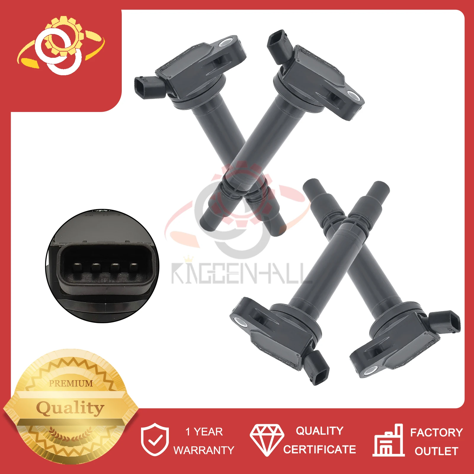 90919-02250 UF596 4 PCS High Performance Ignition Coil Compatible With Toyota Camry RAV4 Highlander Lexus ES350 RX350 2.4L 3.5L
90919-02250 UF596 4 PCS High Performance Ignition Coil Compatible With Toyota Camry RAV4 Highlander Lexus ES350 RX350 2.4L 3.5L