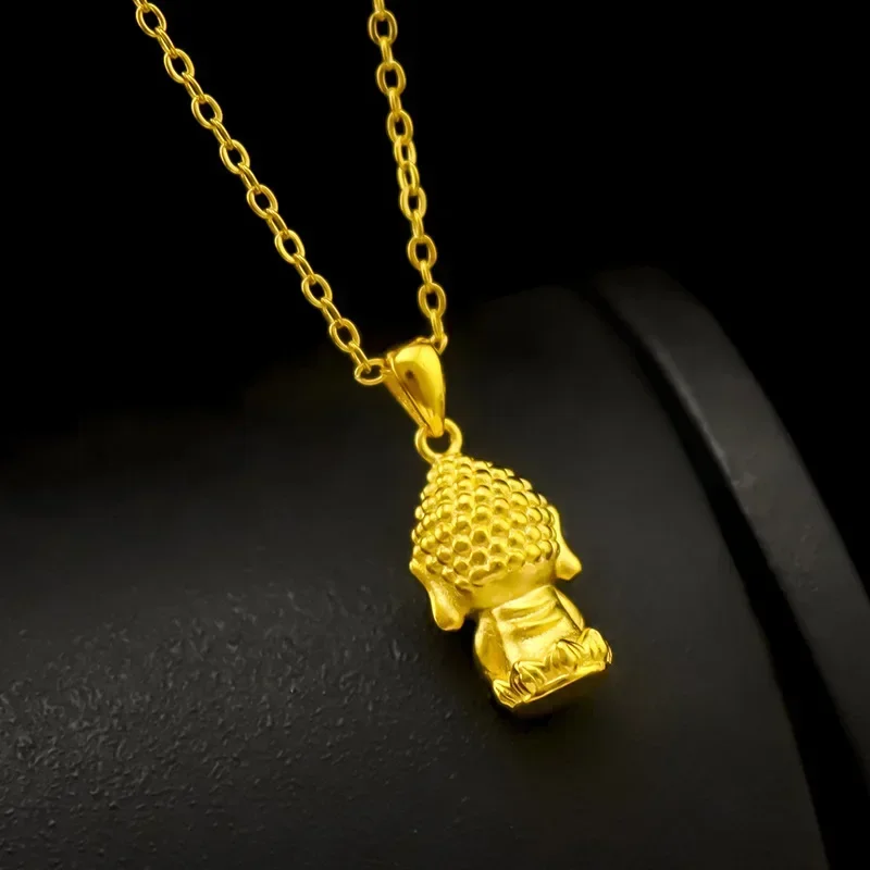 9999 Real Gold 24K The Same 3d Hard Gold Buddha Pendant in The Gold Store, Ancient Necklace Necklace Necklace for Women 
9999 Real Gold 24K The Same 3d Hard Gold Buddha Pendant in The Gold Store, Ancient Necklace Necklace Necklace for Women