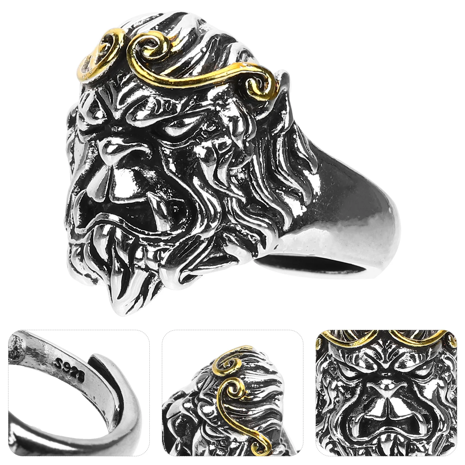 Metal Ring For Men Vintage Punk Style Cool Finger Jewelry Retro Creative Ring Mens Fashion Rings Stylish Statement
Metal Ring For Men Vintage Punk Style Cool Finger Jewelry Retro Creative Ring Mens Fashion Rings Stylish Statement