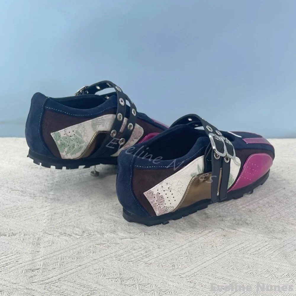 Sports Mary Jane Ballet Flats Women Mixed Colors Shallow Belt Buckle Round Toe Dexun Shoes 2025 Rose Red Fashion Casual Shoes
Sports Mary Jane Ballet Flats Women Mixed Colors Shallow Belt Buckle Round Toe Dexun Shoes 2025 Rose Red Fashion Casual Shoes