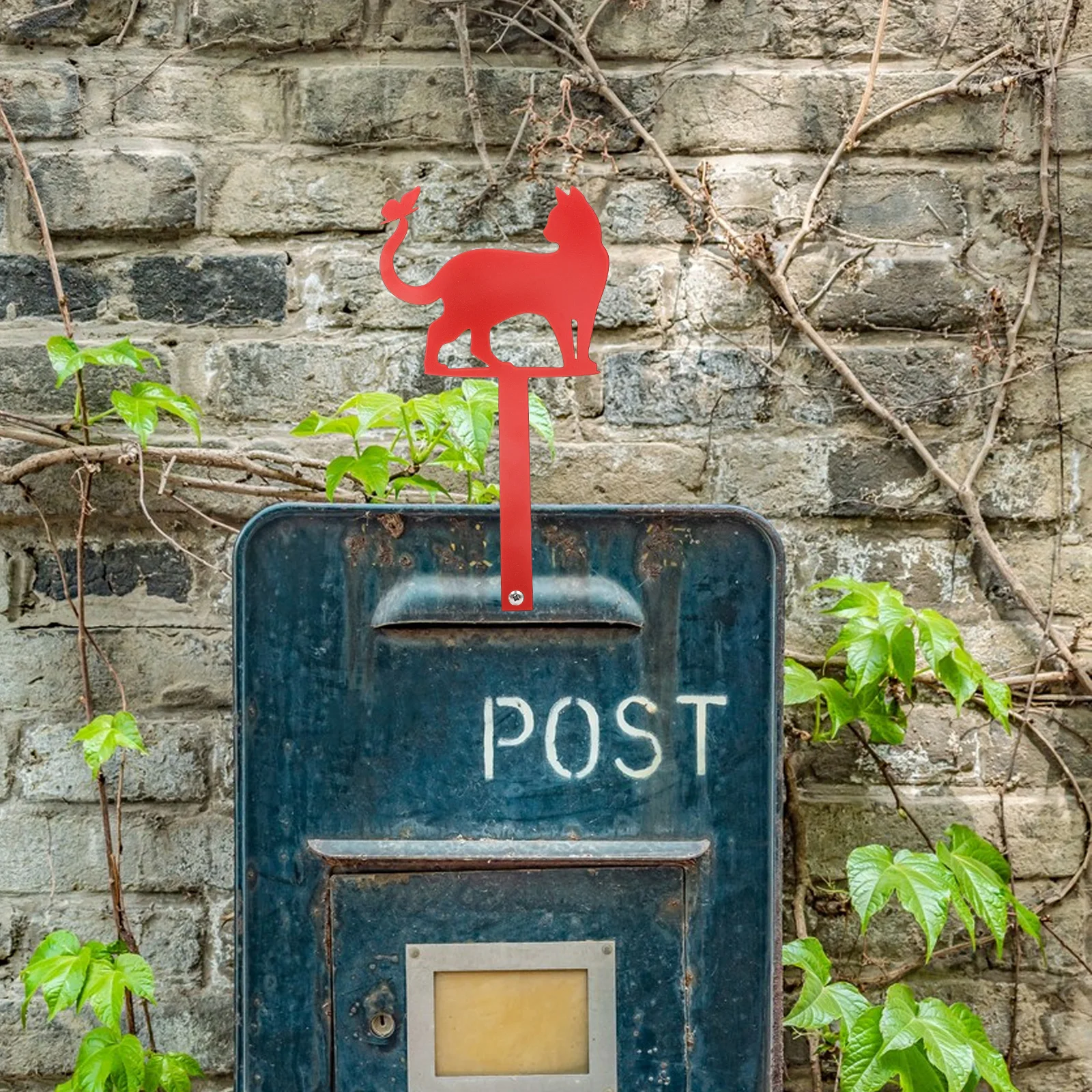 Iron Mailbox Decoration Red Cat Shape Wrought Iron Yard Stake Front Door Picks Garden Sign Outdoor Metal Mailbox Ornament
Iron Mailbox Decoration Red Cat Shape Wrought Iron Yard Stake Front Door Picks Garden Sign Outdoor Metal Mailbox Ornament