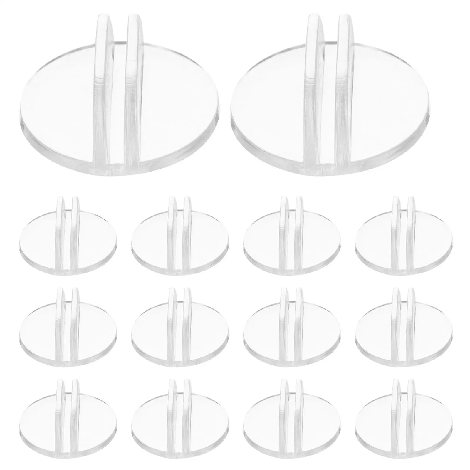 50 Pcs Sign Round Transparent Card Holder Business for Desk Place Cards Clip Plastic Holders Pocket
50 Pcs Sign Round Transparent Card Holder Business for Desk Place Cards Clip Plastic Holders Pocket