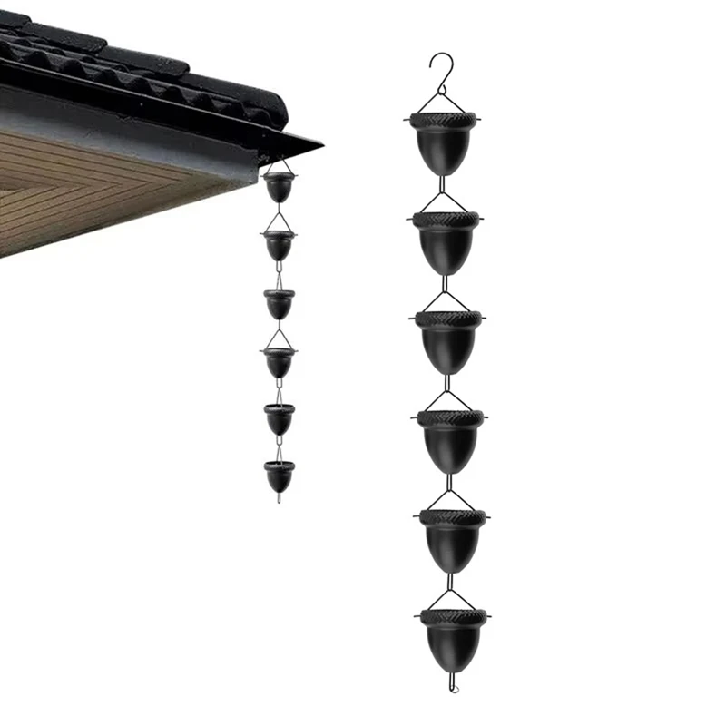 ABVA-Iron Rain Chains For Gutters Rain Gutter Chain Garden Rain Chain Rain Chain Gutter Adapter Rust-Resistant Plated Garden
ABVA-Iron Rain Chains For Gutters Rain Gutter Chain Garden Rain Chain Rain Chain Gutter Adapter Rust-Resistant Plated Garden