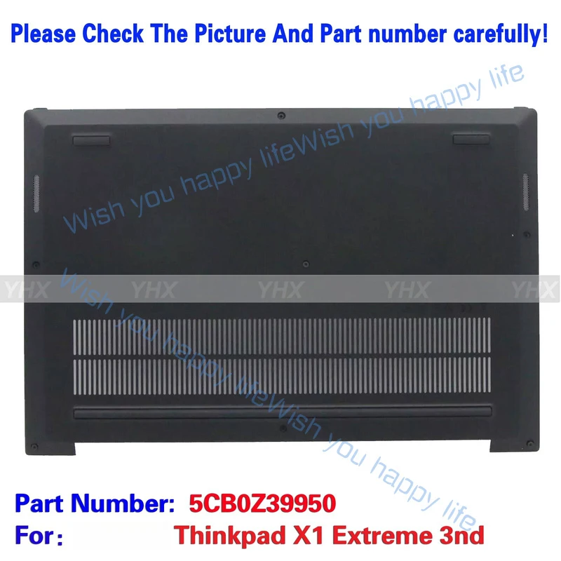 L... New For Lenovo Thinkpad X1 Extreme 3nd Bottom Cover Lower Case Back 5CB0Z39950
L... New For Lenovo Thinkpad X1 Extreme 3nd Bottom Cover Lower Case Back 5CB0Z39950