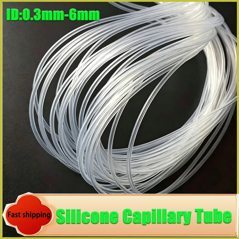 Silicone Capillary Tube Food Grade Flexible Micro Silicone TubingHeat Resistant Soft Thin Rubber Hose For Lab Water Pump DIY
Silicone Capillary Tube Food Grade Flexible Micro Silicone TubingHeat Resistant Soft Thin Rubber Hose For Lab Water Pump DIY