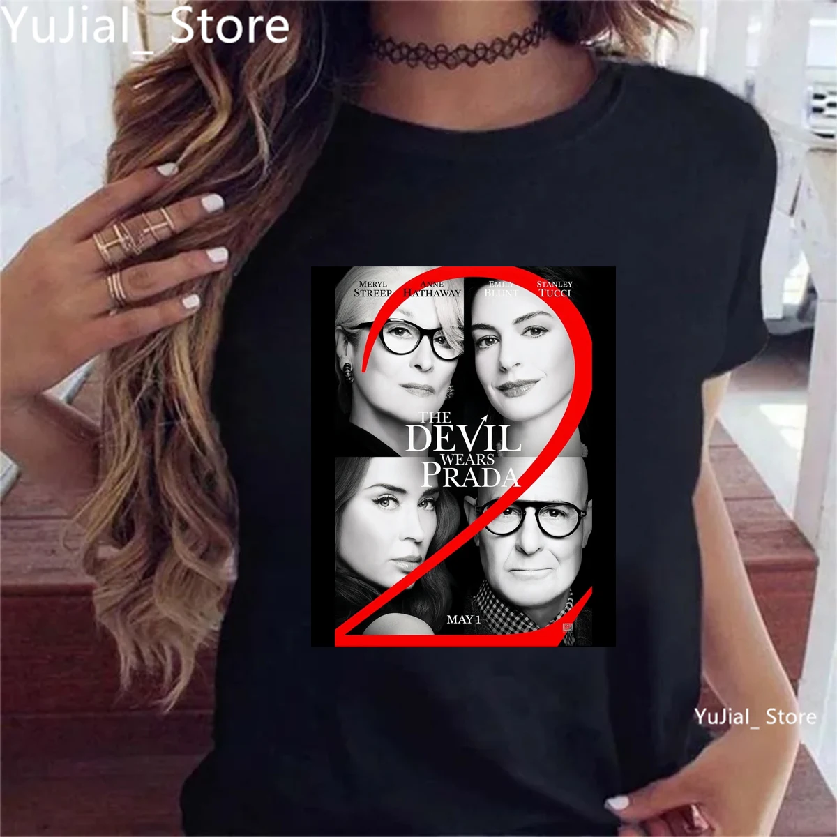 Vintage The Devil Wears Prada 2 Printed T Shirt Women White/Black/Red Fashion T-Shirt Summer Short Sleeve Shirt Funny Tshirt
Vintage The Devil Wears Prada 2 Printed T Shirt Women White/Black/Red Fashion T-Shirt Summer Short Sleeve Shirt Funny Tshirt