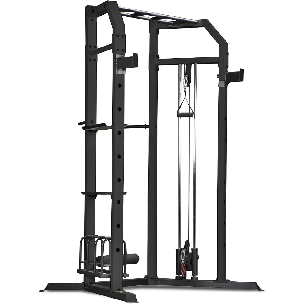 Multi-Purpose Strength Training Cage with Pull Up Bars/Adjustable Bar Catchers
Multi-Purpose Strength Training Cage with Pull Up Bars/Adjustable Bar Catchers