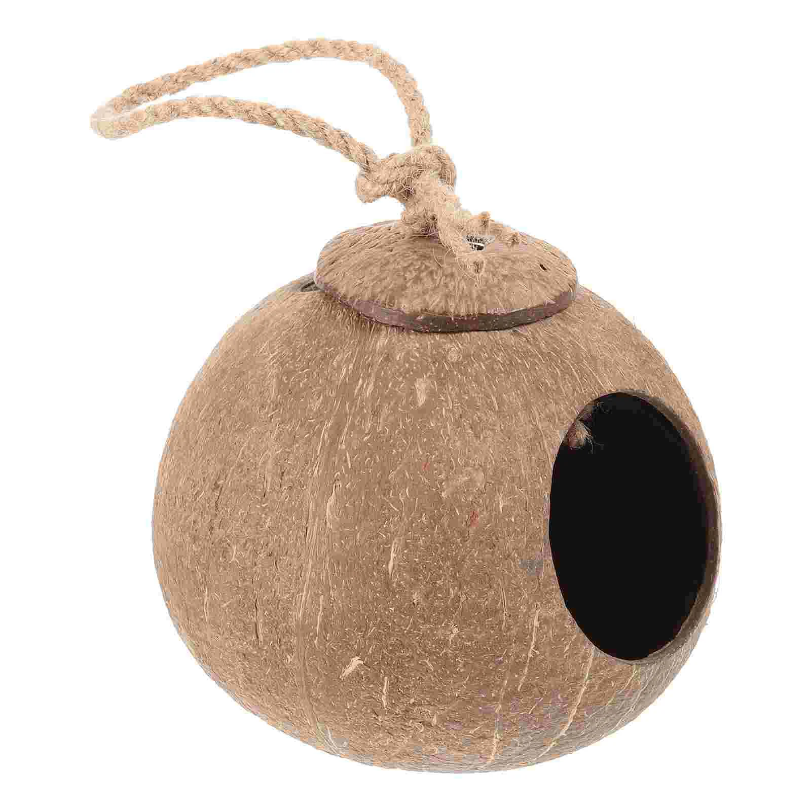 Coconut Shell Nest Bird Cage Hanging Bed Parrot House Breeding Birdcage Resting Bird Bed Decorative Birdcage Pet Products Bird
Coconut Shell Nest Bird Cage Hanging Bed Parrot House Breeding Birdcage Resting Bird Bed Decorative Birdcage Pet Products Bird