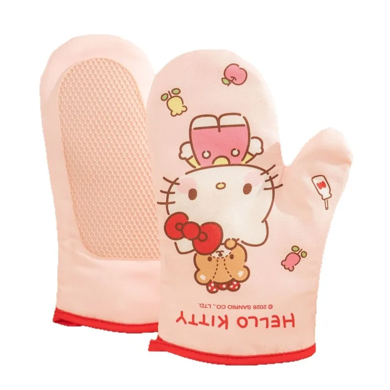 Hello Kitty Heat resistant Gloves Kitchen Baking Oven Heat resistant Gloves Loose Cartoon Silicone Hanging Accessories Wholesale
Hello Kitty Heat resistant Gloves Kitchen Baking Oven Heat resistant Gloves Loose Cartoon Silicone Hanging Accessories Wholesale