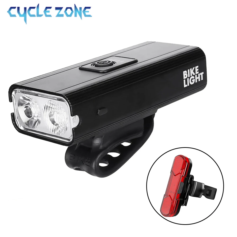 Bike Light Set Front Light with Taillight USB Rechargeable Flashlight 6 Modes Bicycle Accessories for Bicycle Road MTB
Bike Light Set Front Light with Taillight USB Rechargeable Flashlight 6 Modes Bicycle Accessories for Bicycle Road MTB