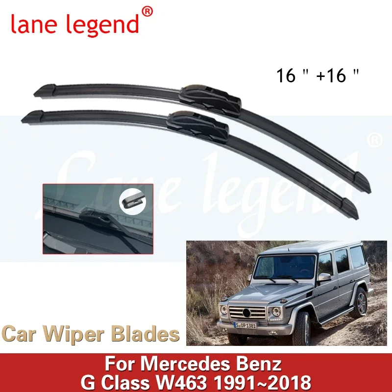 2x For Mercedes Benz G Class W463 1991~2018 Frameless Front Wiper Blades Rubber Windshield Windscreen Cleaning Auto Accessories
2x For Mercedes Benz G Class W463 1991~2018 Frameless Front Wiper Blades Rubber Windshield Windscreen Cleaning Auto Accessories
