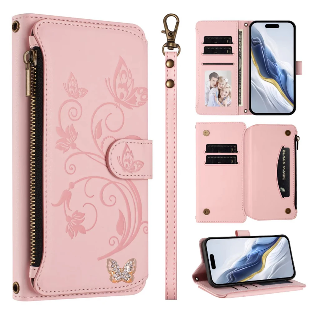 Wrist Zipper Wallet Case for Huawei Mate 70 60 Pro Plus Wireless Charging Leather Strap Multi 5 Cards Handbag Book Flip Cover
Wrist Zipper Wallet Case for Huawei Mate 70 60 Pro Plus Wireless Charging Leather Strap Multi 5 Cards Handbag Book Flip Cover