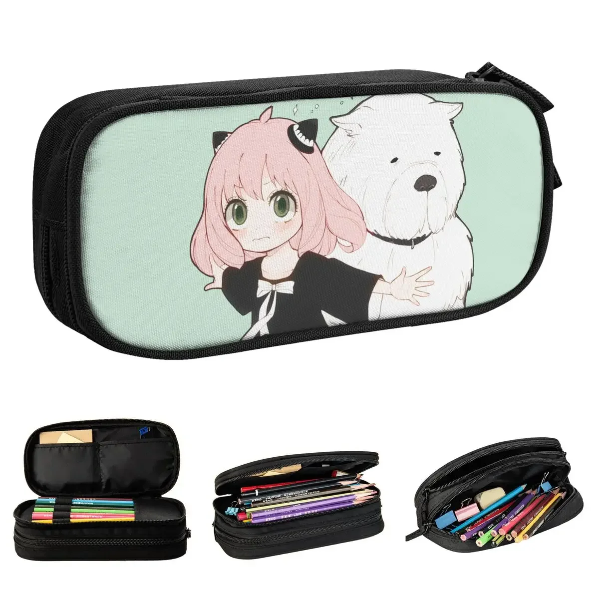 Cute Cute Spy X Family Pencil Case Anime Pencilcases Pen Holder for Student Large Storage Bags Students School Gifts Stationery
Cute Cute Spy X Family Pencil Case Anime Pencilcases Pen Holder for Student Large Storage Bags Students School Gifts Stationery