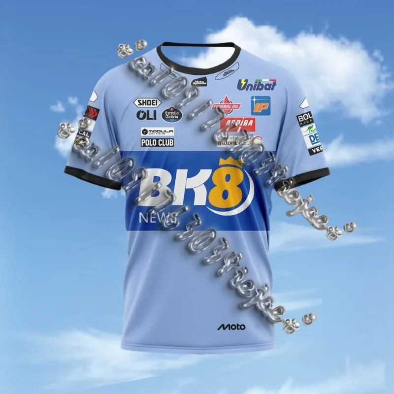 BK8 Gresini Мотоциклетный гоночный костюм с 3D принтом 2025 Fermin Aldrger Alex Marquez Спортивная футболка Мужская и женская повседневная свободная футболка
BK8 Gresini Мотоциклетный гоночный костюм с 3D принтом 2025 Fermin Aldrger Alex Marquez Спортивная футболка Мужская и женская повседневная свободная футболка