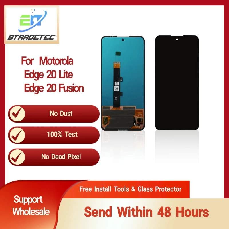 Original Super AMOLED Screen For Motorola Moto Edge 20Lite Lcd Display Touch Digitizer Assembly Screen Edge20Fusion Replacement
Original Super AMOLED Screen For Motorola Moto Edge 20Lite Lcd Display Touch Digitizer Assembly Screen Edge20Fusion Replacement