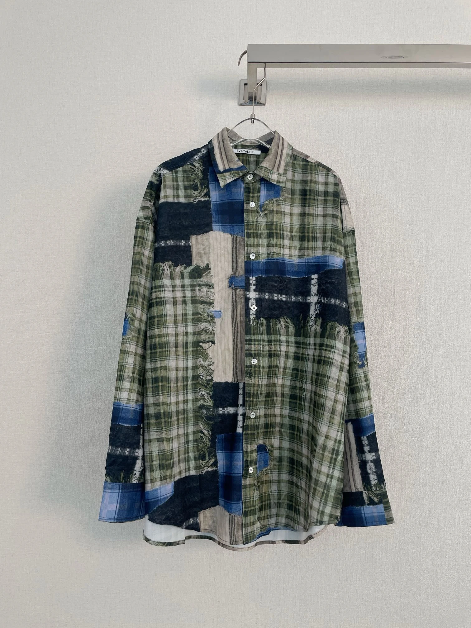EVACANDIS Women New Plaid Patchwork Long Sleeve Turn-down Collar Shirts Cotton Chic High Street Casual High Quality Blouse
EVACANDIS Women New Plaid Patchwork Long Sleeve Turn-down Collar Shirts Cotton Chic High Street Casual High Quality Blouse