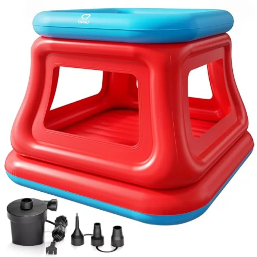 Inflatable Bounce House for 3 6, Large Bounce House for 2 4,3-in-1 Trampoline and Ball Pit, Indoor Outdoor Bouncy House with El
Inflatable Bounce House for 3 6, Large Bounce House for 2 4,3-in-1 Trampoline and Ball Pit, Indoor Outdoor Bouncy House with El