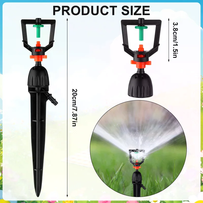 40Pcs Irrigation Drippers Drip Emitters Micro Spray Adjustable Sprinkler Garden Garden Adjustable Water Dripper Devices
40Pcs Irrigation Drippers Drip Emitters Micro Spray Adjustable Sprinkler Garden Garden Adjustable Water Dripper Devices