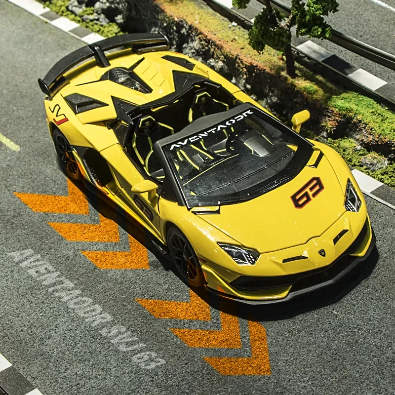 Toy Car, Car Withdrawal Model 1/24 Lamborghini SVJ63 Model Metal Racing Car, Diecast Metal Model Number Scale Battery Type
Toy Car, Car Withdrawal Model 1/24 Lamborghini SVJ63 Model Metal Racing Car, Diecast Metal Model Number Scale Battery Type