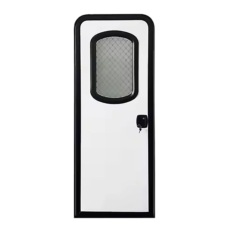 American Style White Alu Alloy RV Entry Door with Rounded Window & Robust Mesh Screen for RV Camper Trailer Van Motorhome
American Style White Alu Alloy RV Entry Door with Rounded Window & Robust Mesh Screen for RV Camper Trailer Van Motorhome