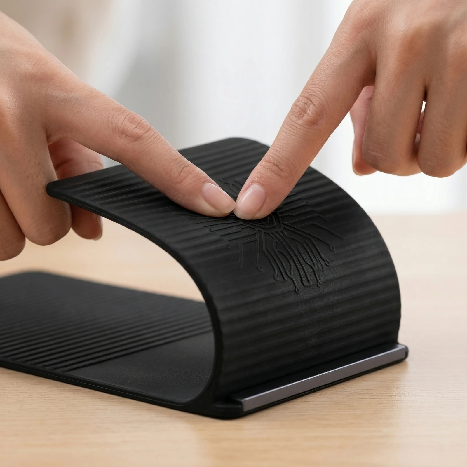 Black Foldable Multi Device Stand Adjustable Phone Tablet Holder Desktop Office Desk Accessories Universal Support
Black Foldable Multi Device Stand Adjustable Phone Tablet Holder Desktop Office Desk Accessories Universal Support
