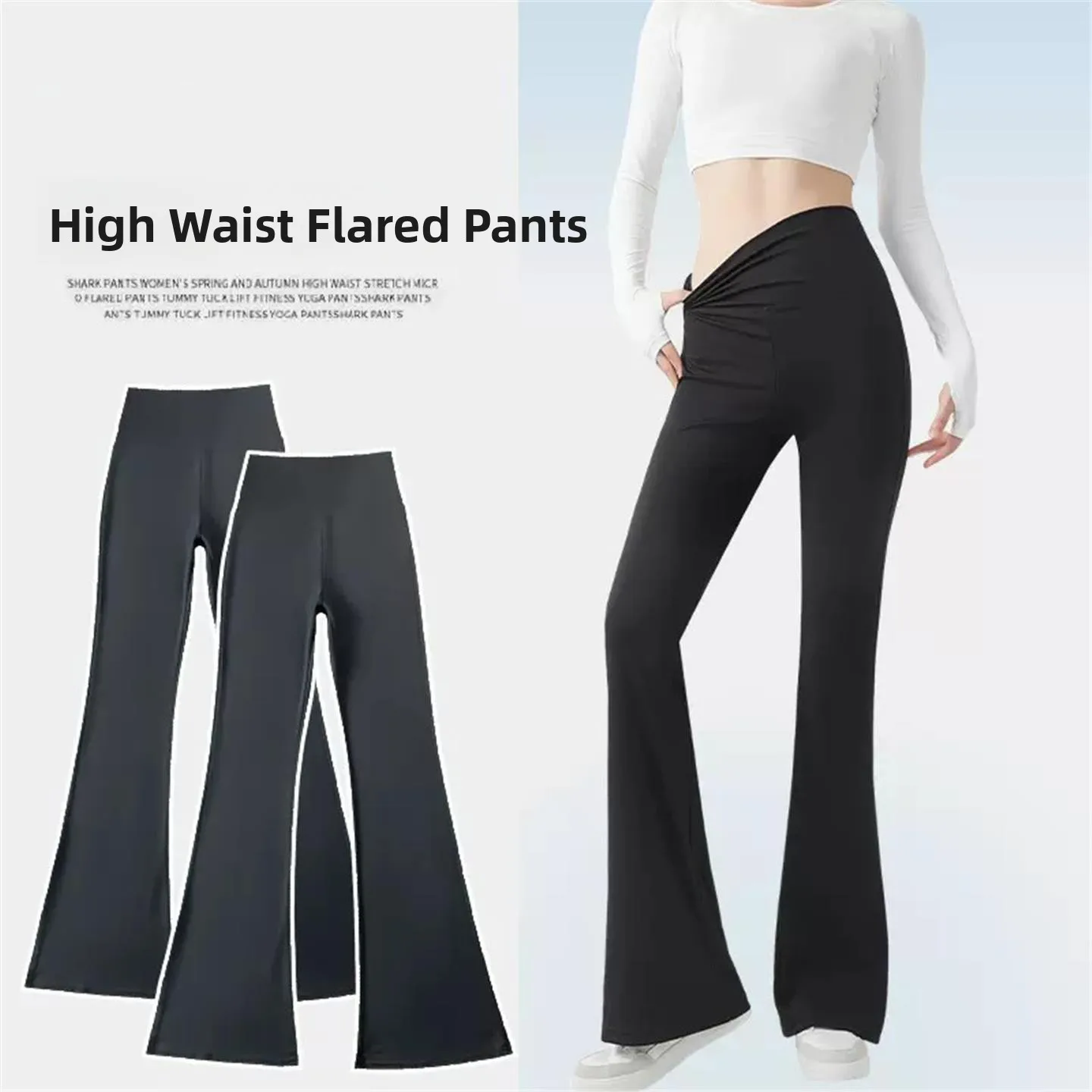High Waist Yoga Pants Women's Spring Autumn New Sle 2025 Outerwear Bell Bot Tight Fitting Hip Lifting Abdomen Control Ba...
High Waist Yoga Pants Women's Spring Autumn New Sle 2025 Outerwear Bell Bot Tight Fitting Hip Lifting Abdomen Control Ba...