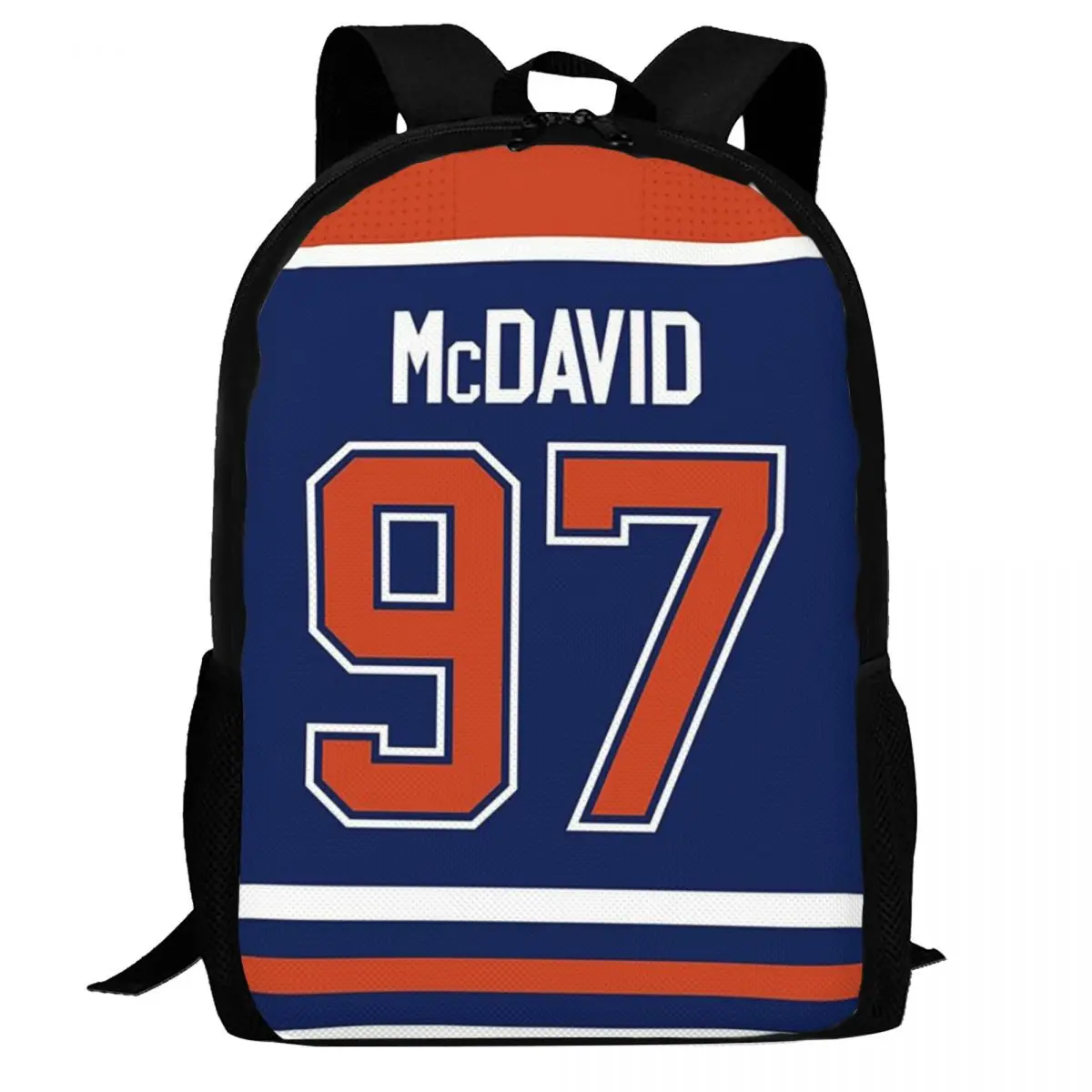 Edmonton Oilers Connor McDavid Home Jersey Back Backpack Daypack Large Capacity BookBag School Bag Shoulder Bags for Men Women
Edmonton Oilers Connor McDavid Home Jersey Back Backpack Daypack Large Capacity BookBag School Bag Shoulder Bags for Men Women