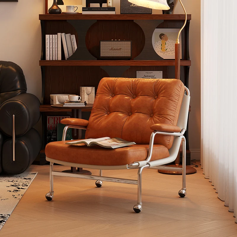 Nordic Metal Chairs Bedroom Ergonomic Comfortable Luxury Chairs Design Aesthetic Muebles Para El Hogar Living Room Furniture
Nordic Metal Chairs Bedroom Ergonomic Comfortable Luxury Chairs Design Aesthetic Muebles Para El Hogar Living Room Furniture