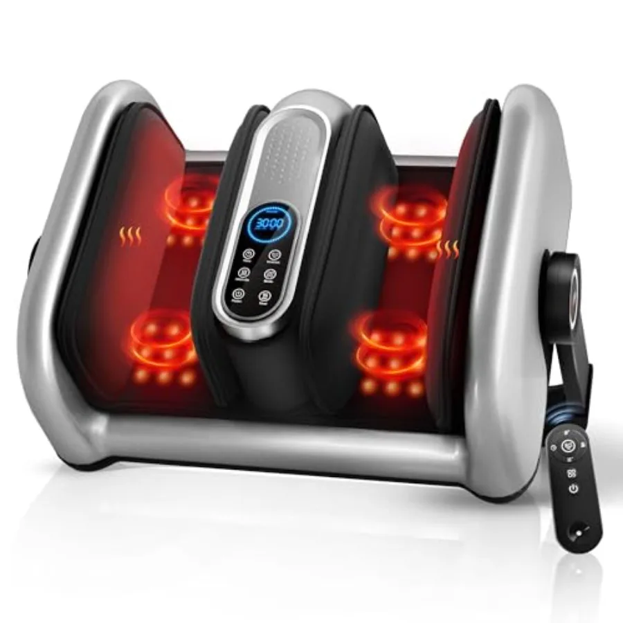 Shiatsu Foot Massager Machine with Heat: Deep Kneading Calf Massager with Vibration for Plantar Fasciitis Neuropathy Pain Relie
Shiatsu Foot Massager Machine with Heat: Deep Kneading Calf Massager with Vibration for Plantar Fasciitis Neuropathy Pain Relie