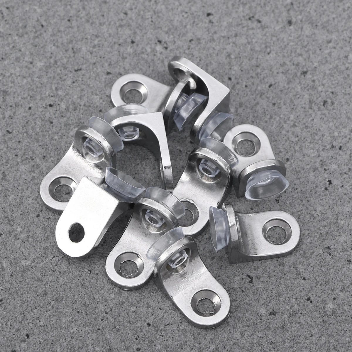20 pcs Glass Wood Supports Zinc Alloy Shelf Brackets Suction Cups For Cabinets Bookcases Shelf Pegs Silver Screws Included
20 pcs Glass Wood Supports Zinc Alloy Shelf Brackets Suction Cups For Cabinets Bookcases Shelf Pegs Silver Screws Included