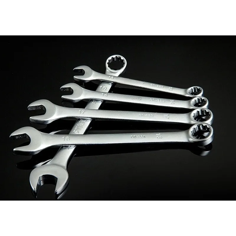 Dual-purpose wrench, metric plum blossom opening wrench, hardware auto repair wrench
Dual-purpose wrench, metric plum blossom opening wrench, hardware auto repair wrench